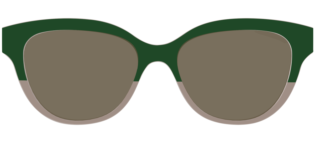 The Polarized Cedar & Sap Crystal Split Sun Top - Front Top Image - Pair Eyewear