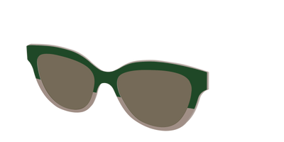 The Polarized Cedar & Sap Crystal Split Sun Top - Angle Top Thumbnail - Pair Eyewear