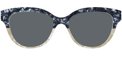 The Polarized Navy to Taupe Pearl Split Sun Top - Front Top Thumbnail - Pair Eyewear