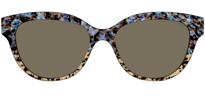 The Polarized Oasis Tortoise Split Sun Top - Front Top Thumbnail - Pair Eyewear