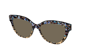 The Polarized Oasis Tortoise Split Sun Top - Angle Top Thumbnail - Pair Eyewear