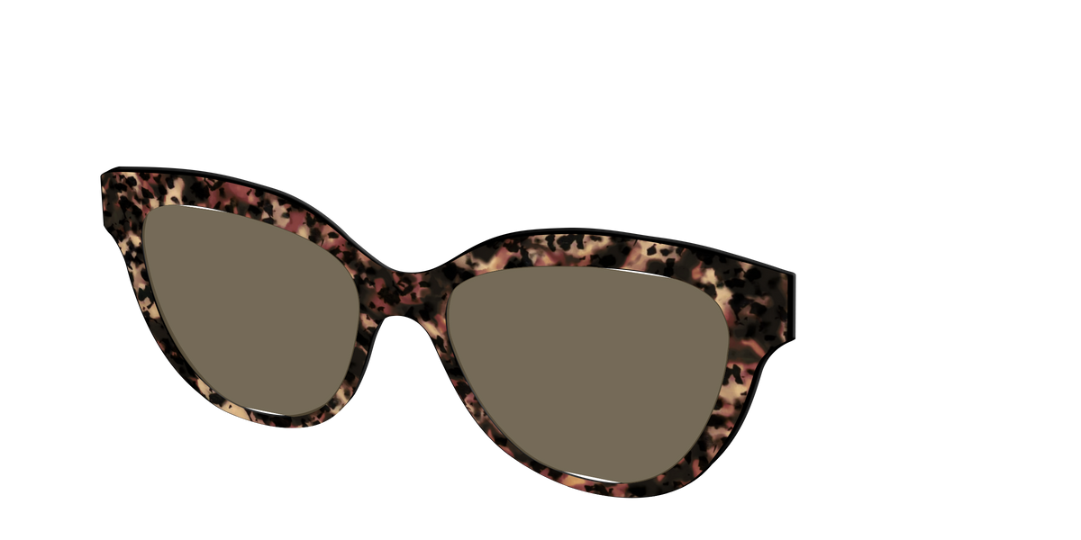 The Polarized Sienna Tortoise Sun Top - Angle Top Image - Pair Eyewear