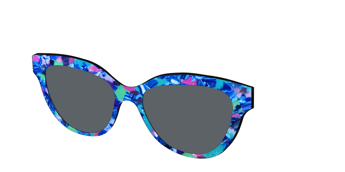 The Polarized Tropic Pearl Sun Top - Angle Top Image - Pair Eyewear