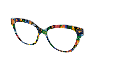 The Quidditch Patchwork - Angle Top Thumbnail - Pair Eyewear