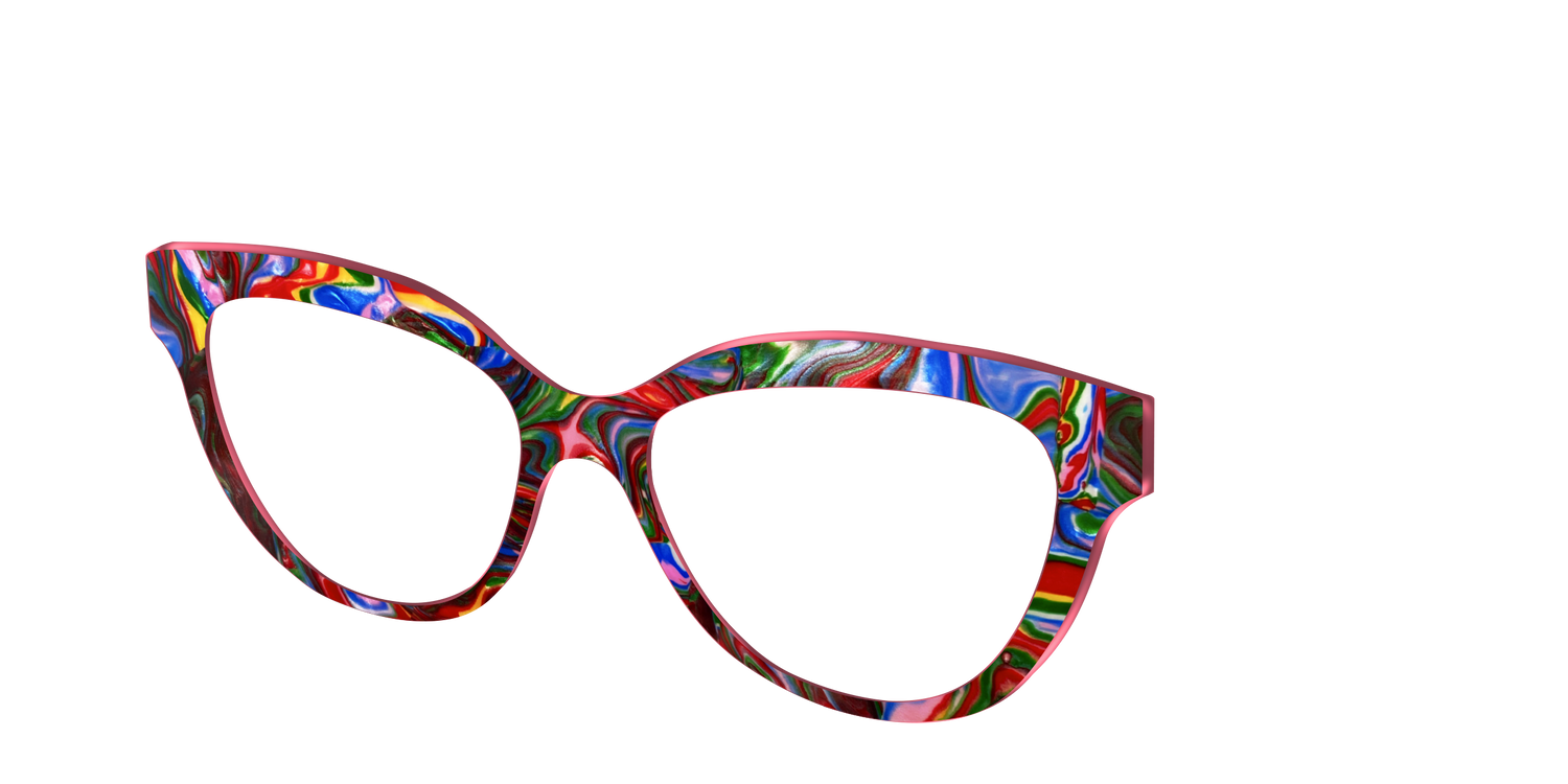 The Radiant Pearl Marble - Angle Top Image - Pair Eyewear