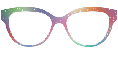 The Rainbow Holographic Celestial - Front Top Thumbnail - Pair Eyewear