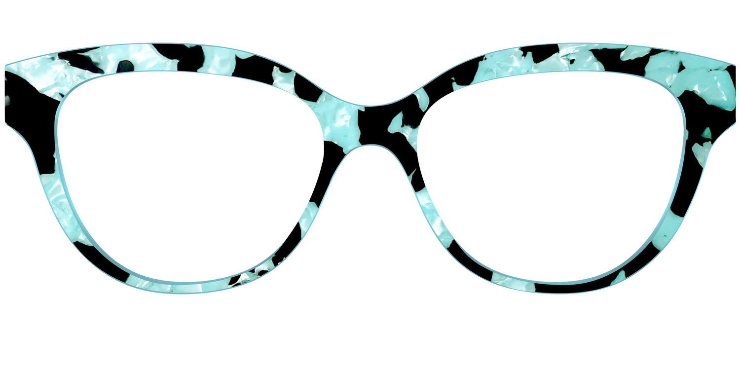 The Robin's Egg Pearl Tortoise - Front Top Image - Pair Eyewear