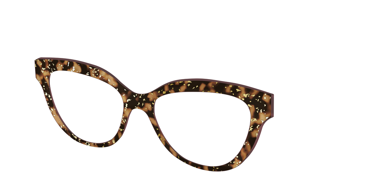 The Sandalwood Tortoise with Gold Foil - Angle Top Image - Pair Eyewear