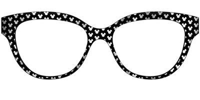 The Silver Foil Mickey - Front Top Thumbnail - Pair Eyewear