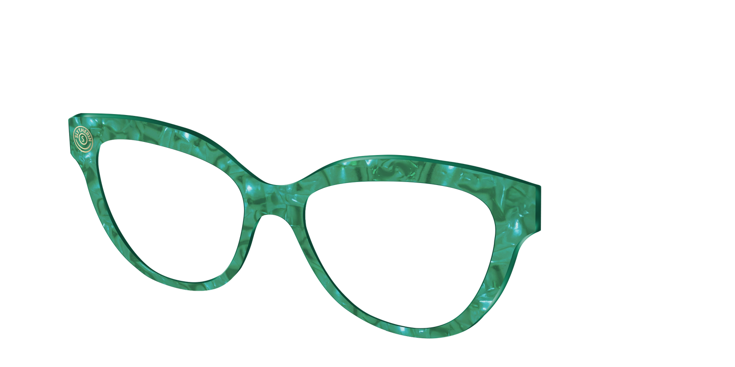 The Slytherin™ Pearl Tortoise - Angle Top Image - Pair Eyewear