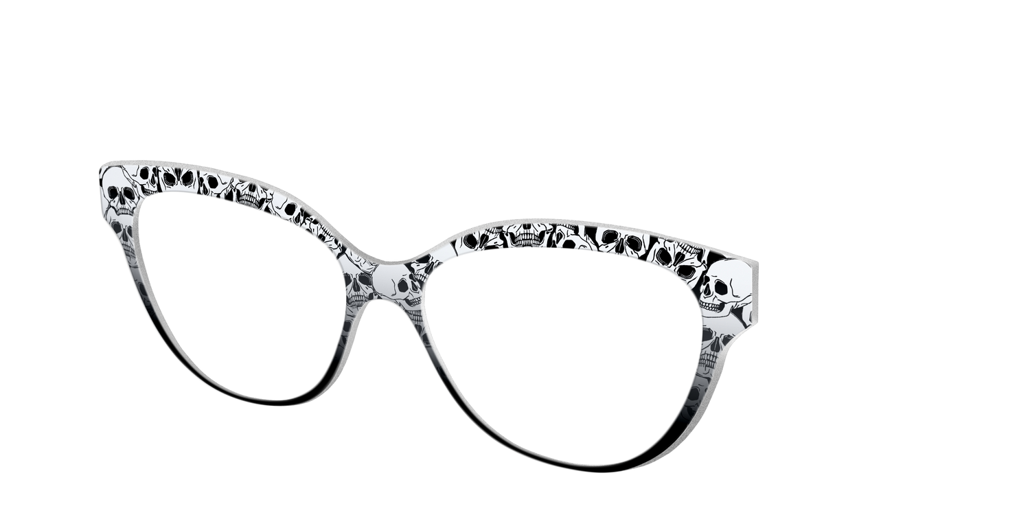 The Stacked Skulls - Angle Top Image - Pair Eyewear