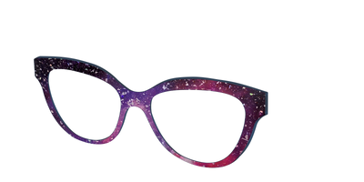 The Twilight Sky with Holographic Glitter - Angle Top Thumbnail - Pair Eyewear