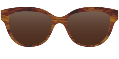 The Polarized Woodgrain Sun Top - Front Top Thumbnail - Pair Eyewear