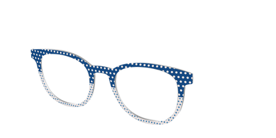 The Aegean Polka Dot Print Mix - Angle Top Thumbnail - Pair Eyewear