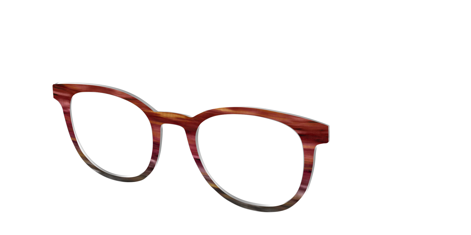 The Auburn Gradient Horn - Angle Top Image - Pair Eyewear