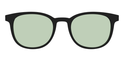 The Black With Sage Green Lens - Front Top Thumbnail - Pair Eyewear