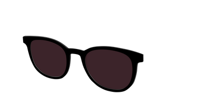 The Black with Water Lens - Angle Top Thumbnail - Pair Eyewear