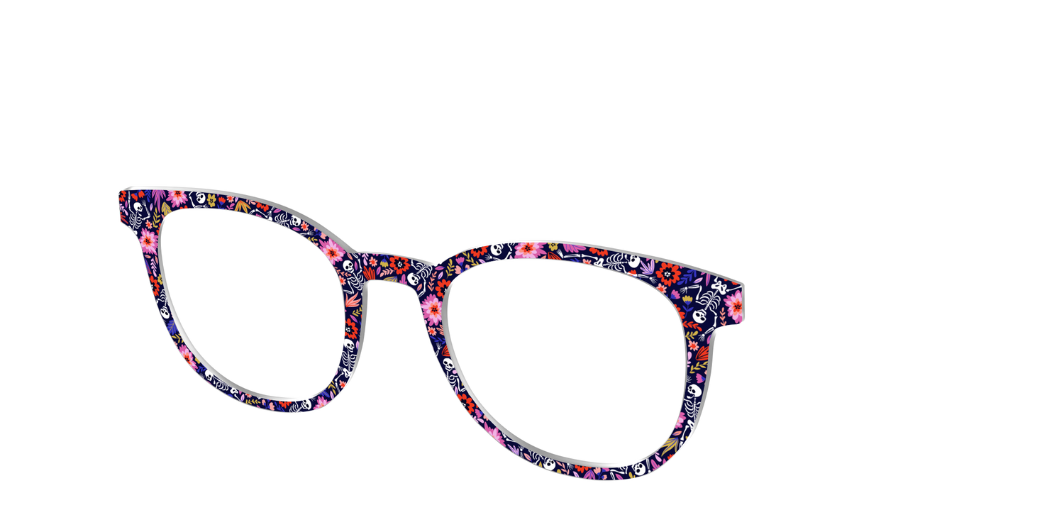The Bone-Chilling Blossoms - Angle Top Image - Pair Eyewear