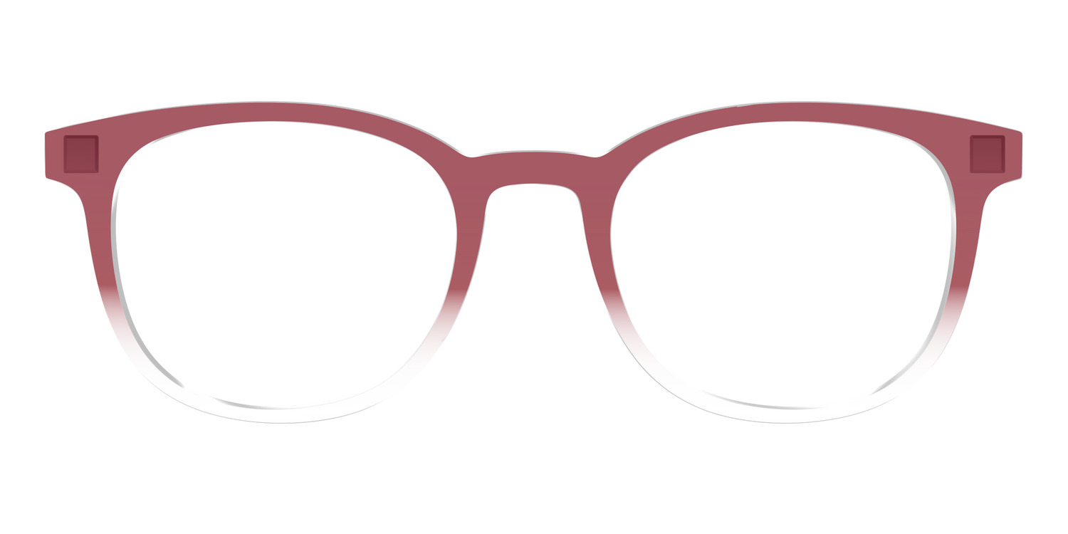 The Burgundy Gradient Crystal - Front Top Image - Pair Eyewear