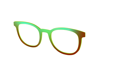 The Chartreuse Ombre - Angle Top Thumbnail - Pair Eyewear