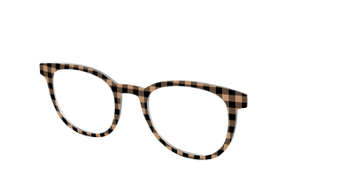 The Cider Buffalo Plaid - Angle Top Thumbnail - Pair Eyewear