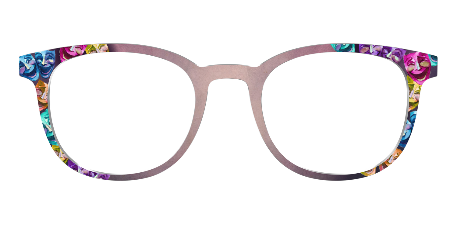 The Comedy Masks - Front Top Image - Pair Eyewear