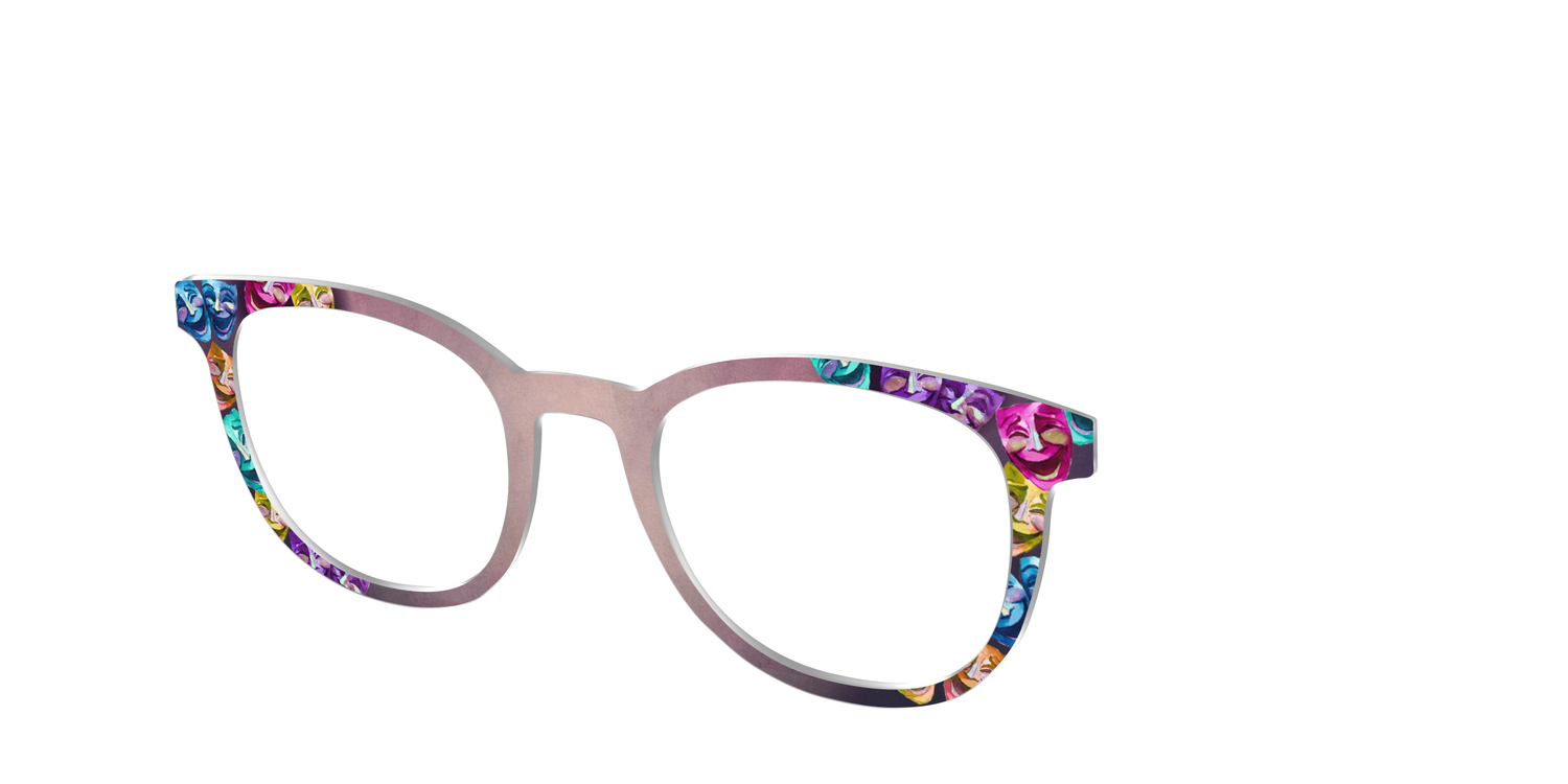 The Comedy Masks - Angle Top Image - Pair Eyewear