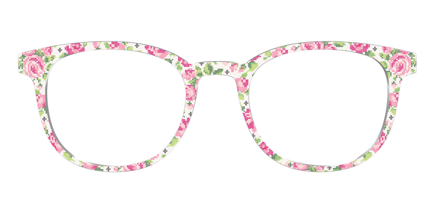 The Cross-Stitch Petals - Front Top Image - Pair Eyewear