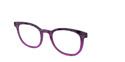 The Dark Romance Foil Damask - Angle Top Thumbnail - Pair Eyewear