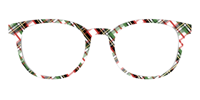 The Evergreen Plaid with Foil Crystal - Front Top Thumbnail - Pair Eyewear