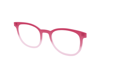 The Flamingo to Blush Gradient Crystal - Angle Top Thumbnail - Pair Eyewear