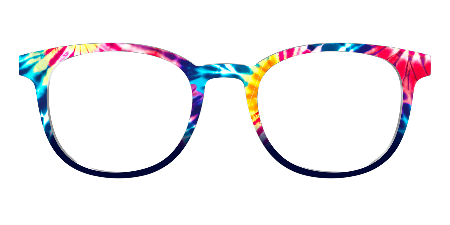 The Funky Tie-Dye - Front Top Image - Pair Eyewear