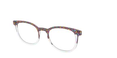 The Holographic Milkshake - Angle Top Thumbnail - Pair Eyewear