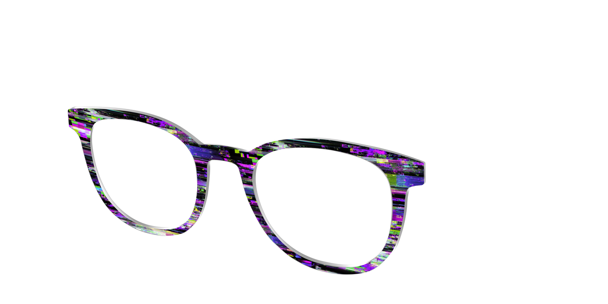 The Horror Film Glitch - Angle Top Image - Pair Eyewear