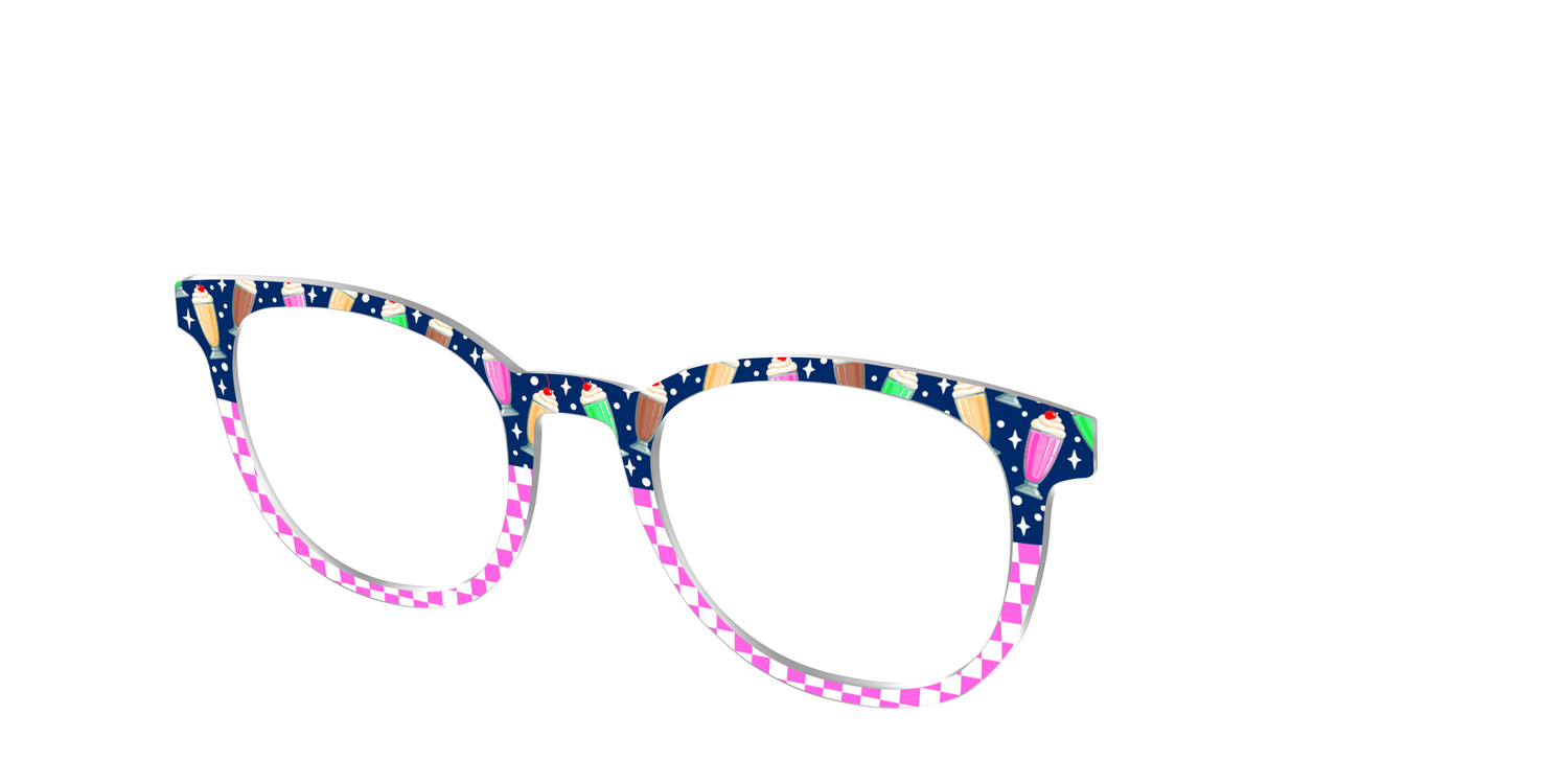 The Ice Cream Social Split - Angle Top Image - Pair Eyewear