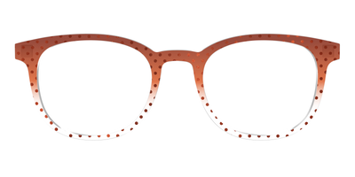 The Inferno Orange Gradient Crystal Polka Dots - Front Top Thumbnail - Pair Eyewear