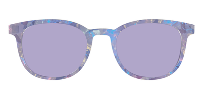 The Lavender Pearl Tort With Celestial Purple lens - Front Top Thumbnail - Pair Eyewear