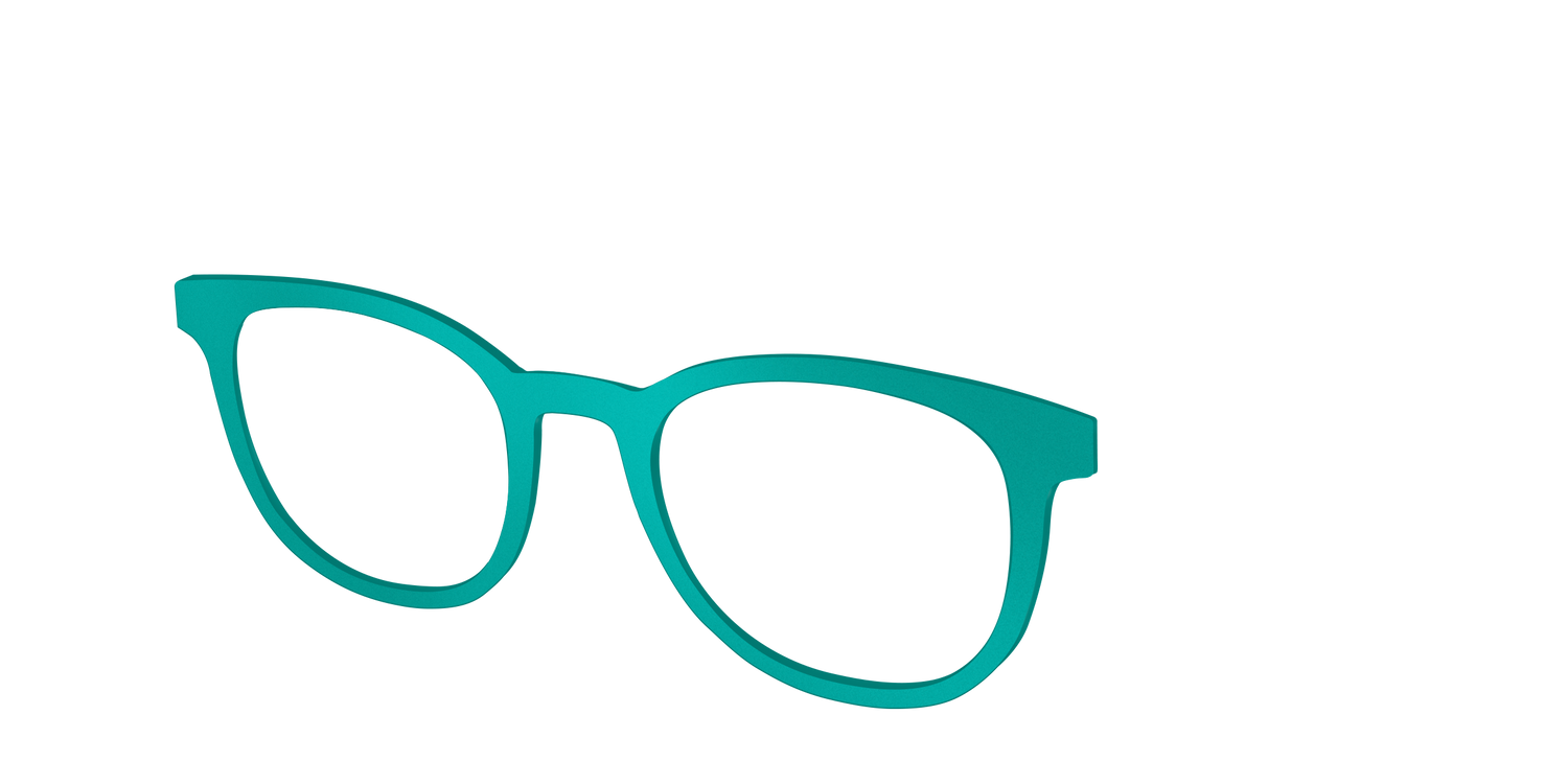 The Matte Jade - Angle Top Image - Pair Eyewear