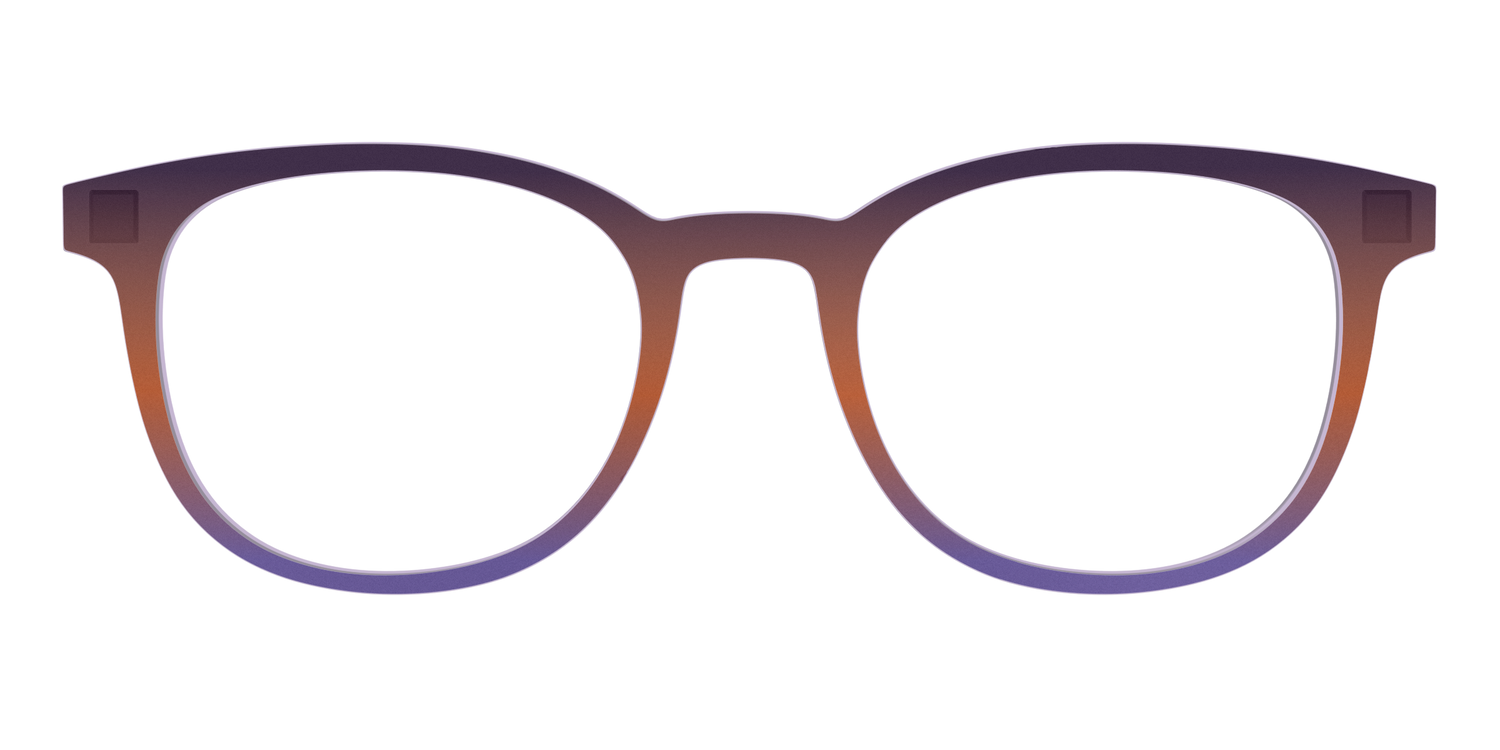The Matte Midnight to Violet Gradient - Front Top Image - Pair Eyewear