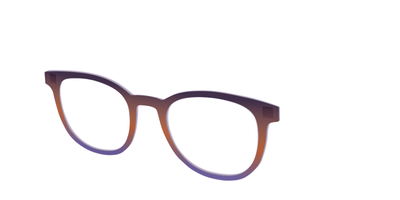 The Matte Midnight to Violet Gradient - Angle Top Thumbnail - Pair Eyewear