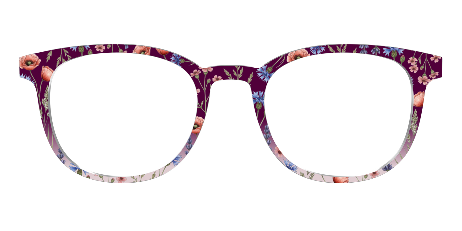 The Mulberry Floral Dip-Dye - Front Top Image - Pair Eyewear