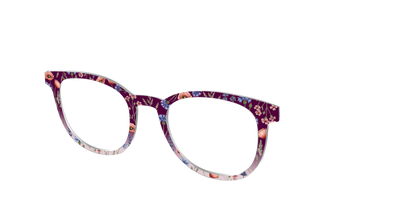 The Mulberry Floral Dip-Dye - Angle Top Thumbnail - Pair Eyewear