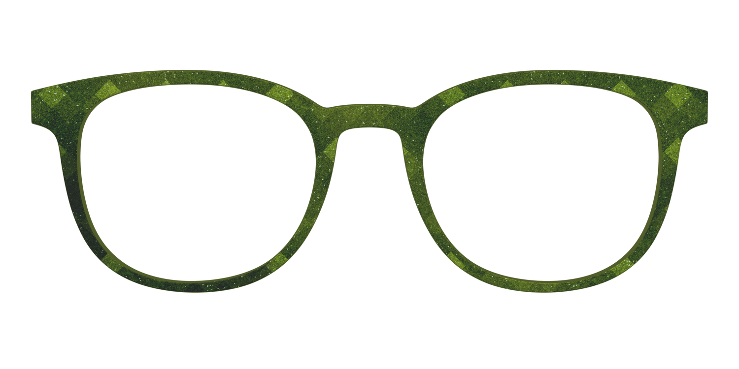 The Olive Geo - Front Top Image - Pair Eyewear