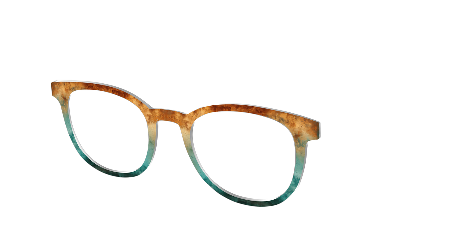 The Oxidized Copper - Angle Top Image - Pair Eyewear