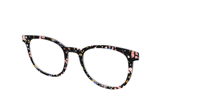 The Pallid Paint Splatter - Angle Top Thumbnail - Pair Eyewear