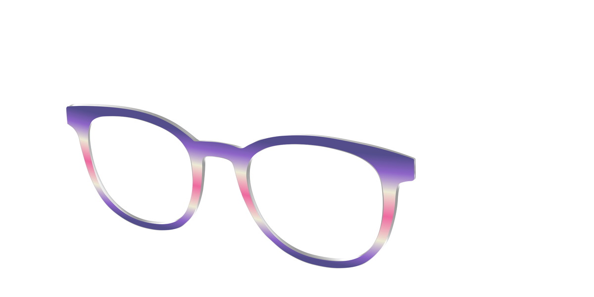 The Petunia Haze Gradient - Angle Top Image - Pair Eyewear