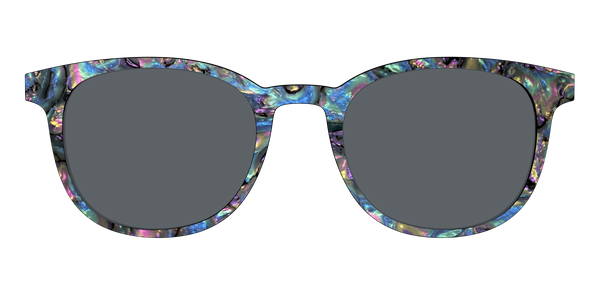The Reese - Teal Pearlized Gradient Acetate Silver Metal