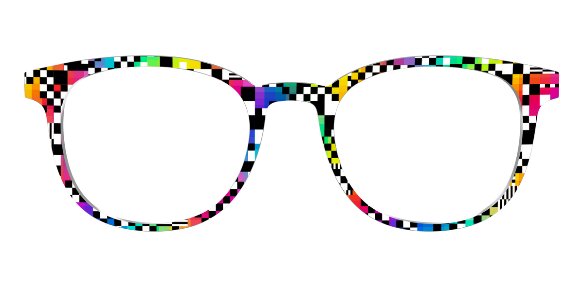 The Prismatic Check - Front Top Image - Pair Eyewear