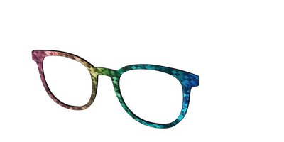 The Rainbow Prism - Angle Top Thumbnail - Pair Eyewear