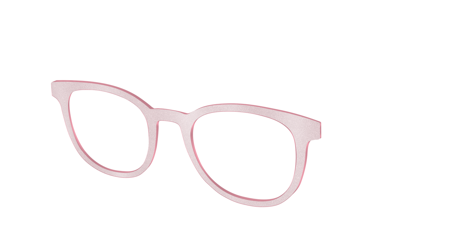 The Rose Shimmer - Angle Top Image - Pair Eyewear